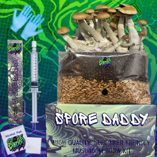 Spore Daddy's Mushroom Grow Kit | Sterilized Bulk Manure Substrate & Hydrated Oats