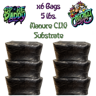 Ms Cow Patty's Manure Based Pasteurized Substrate | 6 Pack Bundle