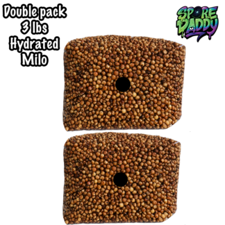 Milo Sorghum Grain Spawn | Double Pack | 3 lbs